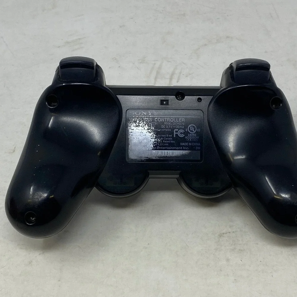 Sony PS3 SIXAXIS Wireless Controller Black CECHZC1U PlayStation 3‎ OEM Untested